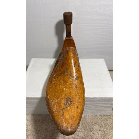 Vintage Wooden Shoe Stretcher Hinged Adjustable Right Foot - Picture 4 of 10